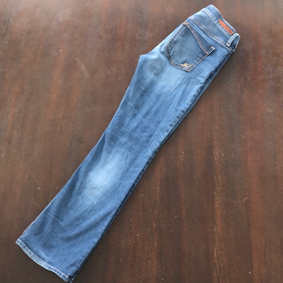 Express Barely boot mid rise jeans - Picture 4 of 4